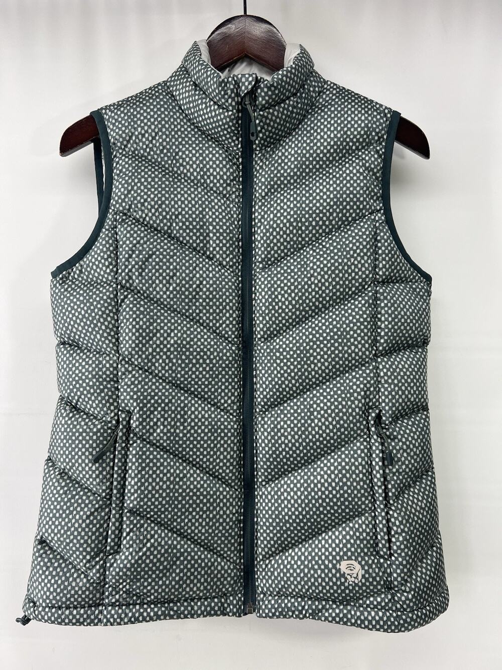 MOUNTAIN HARD WEAR SHIELD 650 DOWN WOMEN'S MEDIUM GREEN NYLON PUFFER VEST